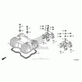 Схема вузла: Клапанна кришка для Honda CMX250 Rebel