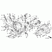 Схема узла: Правая крышка картера для Honda NSA700 DN-01