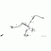 Схема вузла: Педаль (Лапка) для Honda XRV750 Africa Twin