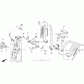 Схема узла: Руль для Honda GL1500 Gold Wing Aspencade