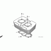 Схема узла: Цилиндр для Honda CMX250 Rebel