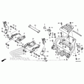 Схема вузла: Grab Rail для Honda ST1300 Pan-European Police