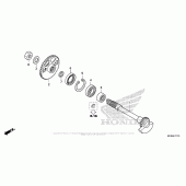 Схема вузла: Balancer для Honda CRF450 CRF450R