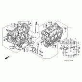 Схема вузла: Barrel assy cylinder для Honda GL1500 Gold Wing Special Edition
