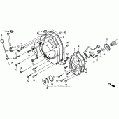 Схема вузла: Right crankcase cover 93-95 для Honda CBR900RR CBR900RR Fireblade