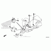 Схема вузла: Airbag harness для Honda GL1800 Gold Wing