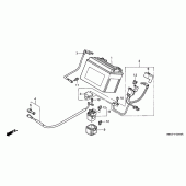 Схема вузла: Акумулятор для Honda VFR800 VFR