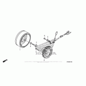 Схема вузла: Генератор для Honda XR650