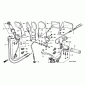 Схема узла: Switch/cable для Honda VT1100 Shadow Aero