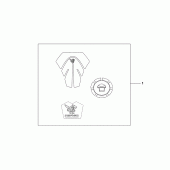 Схема узла: Tank pad/fuel filler cap для Honda CB600F Hornet