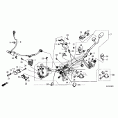 Схема вузла: Wire Harness (2) для Honda CRF250 CRF250RL Rally