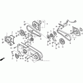 Схема вузла: Front cover для Honda GL1500 Gold Wing Special Edition