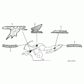 Схема вузла: Stripe 97-98 для Honda CBR1100XX Blackbird
