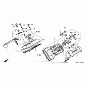 Схема узла: Клапанная крышка для Honda ST1300 Pan-European
