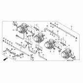 Схема узла: Карбюратор (ASSY.) для Honda CBR600 CBR600F
