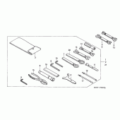 Схема узла: Инструмент для Honda VT600 Shadow VLX