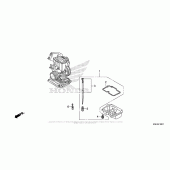 Схема вузла: Carburetor Optional Kit для Honda CRF150 CRF150RB