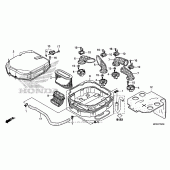 Схема узла: Воздушный фильтр для Honda ST1300 Pan-European