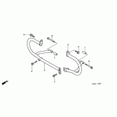 Схема вузла: Захист двигуна для Honda GL1500 F6C