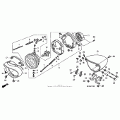 Схема вузла: Фара для Honda VTX1300