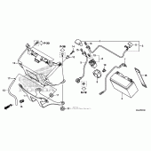 Схема вузла: Акумулятор для Honda NC700