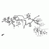 Схема узла: Электрооборудование (ST1100) для Honda ST1100 Pan-European