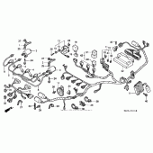 Схема узла: Жгут проводки 99-00 для Honda CBR1100XX Blackbird