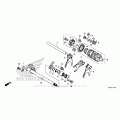 Схема вузла: Gear Shift Drum для Honda CMX500 Rebel