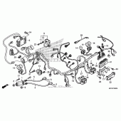 Схема вузла: Електрообладнання для Honda FSC600 Silver Wing