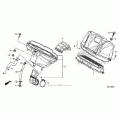 Схема вузла: Повітряний фільтр для Honda NC700