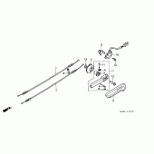 Схема вузла: Reverse bar для Honda GL1500 Gold Wing Special Edition