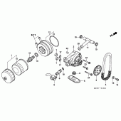 Схема узла: Масляный фильтр/маслонасос для Honda NT700 Deauville