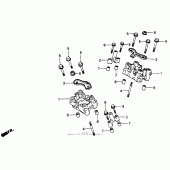 Схема вузла: Camshaft holder для Honda VT600 Shadow VLX