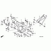 Схема узла: Рама для Honda CRF450 CRF450R