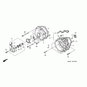 Схема узла: Сцепление cover для Honda ST1100 Pan-European