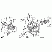 Схема вузла: Головка циліндра для Honda CRF450 CRF450R