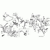 Схема вузла: Передній обтічник (2) для Honda CBR900RR CBR900RR Fireblade