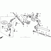 Схема узла: Руль для Honda CBR900RR CBR900RR Fireblade