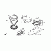 Схема вузла: Повітряний фільтр для Honda ST1100 Pan-European