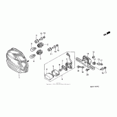 Схема узла: Стоп сигнал 99-03 для Honda CBR1100XX Blackbird