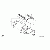 Схема узла: High mount stop light (EXCEPT G) для Honda GL1500 Gold Wing Special Edition