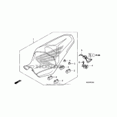 Схема узла: Сиденье для Honda VFR1200 VFR