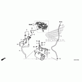 Схема вузла: Evap Canister для Honda GL1800 Gold Wing Valkyrie