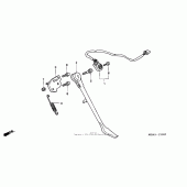 Схема вузла: Підставка для Honda VT750 Shadow Deluxe