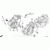 Схема вузла: Картер двигуна для Honda CRF250 CRF250RL Rally