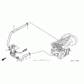 Схема вузла: Air injection valve для Honda FSC600 Silver Wing
