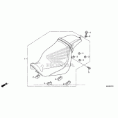 Схема вузла: Сидіння 2 для Honda VT750 Shadow Phantom