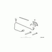 Схема вузла: Зад. speaker kit для Honda GL1800 Gold Wing