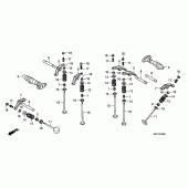 Схема узла: Распредвал & Клапан для Honda VT750 Shadow Spirit