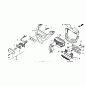 Схема вузла: Стоп сигнал (vtx1800f) для Honda VTX1800